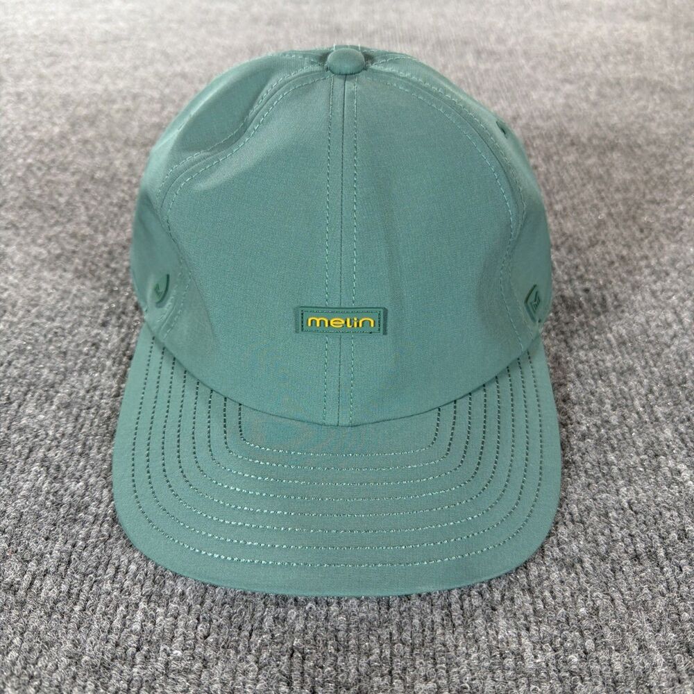 Melin Hat Cap Strap Back Mens CL Green The Legend HYDRO Water Resistant